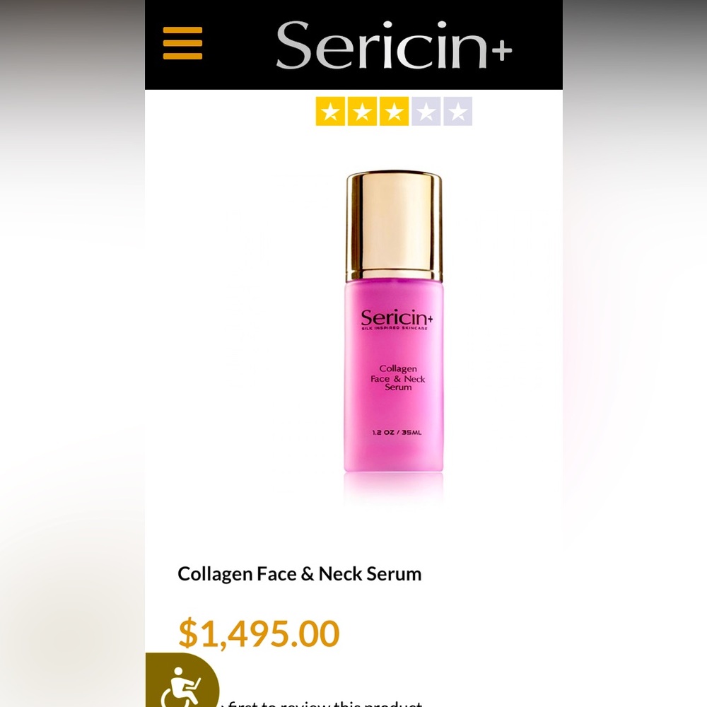Sericin + Collagen Face & Neck Serum